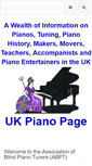 Mobile Screenshot of piano-tuners.org